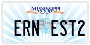 ERNEST2  license plate in MS