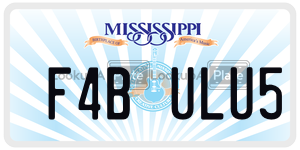 F4BULU5  license plate in MS