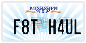 F8TH4UL  license plate in MS