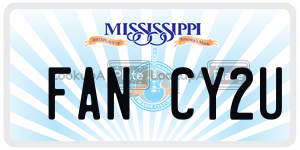 FANCY2U  license plate in MS