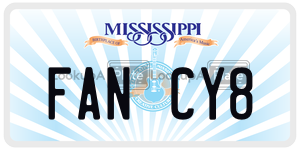 FANCY8  license plate in MS