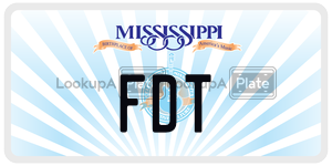 FDT  license plate in MS