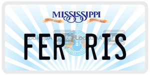 FERRIS  license plate in MS