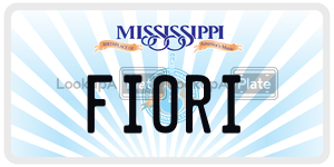 FIORI  license plate in MS