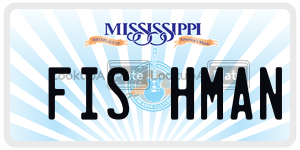 FISHMAN  license plate in MS
