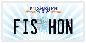 FISHON  license plate in MS