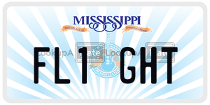 FL1GHT  license plate in MS