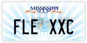 FLEXXC  license plate in MS