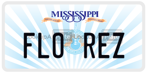 FLOREZ  license plate in MS
