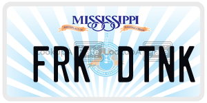 FRKDTNK  license plate in MS