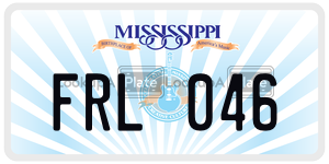 FRL046 license plate in Mississippi