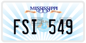 FSI549  license plate in MS