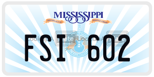 FSI602  license plate in MS