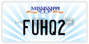 FUHQ2  license plate in MS