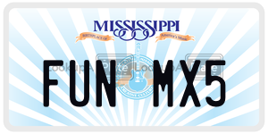 FUNMX5  license plate in MS
