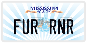 FURRNR  license plate in MS