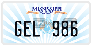GEL986  license plate in MS