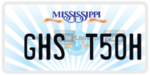 GHST5OH  license plate in MS