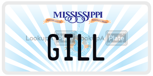 GILL  license plate in MS