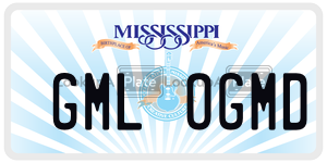 GMLOGMD  license plate in MS