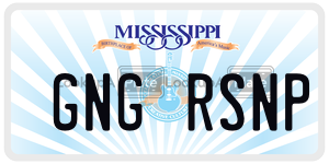 GNGRSNP  license plate in MS