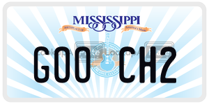 GOOCH2  license plate in MS