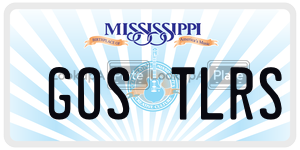 GOSTLRS  license plate in MS