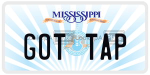 GOTTAP  license plate in MS