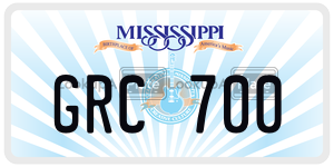 GRC700  license plate in MS