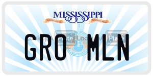 GROMLN  license plate in MS