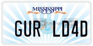 GURLD4D  license plate in MS