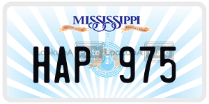 HAP975  license plate in MS