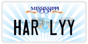 HARLYY  license plate in MS