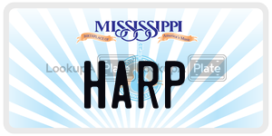 HARP  license plate in MS