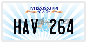 HAV264  license plate in MS