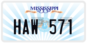 HAW571  license plate in MS