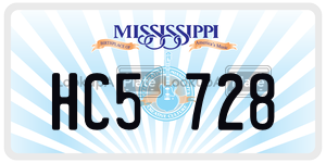 HC5728  license plate in MS