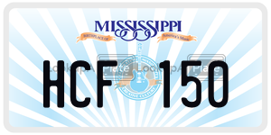HCF150  license plate in MS