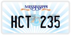HCT235  license plate in MS