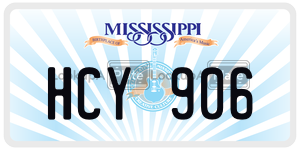 HCY906  license plate in MS