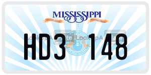 HD3148  license plate in MS
