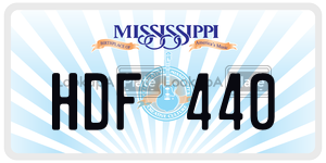 HDF440  license plate in MS