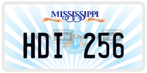 HDI256  license plate in MS