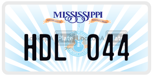 HDL044  license plate in MS