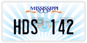 HDS142  license plate in MS