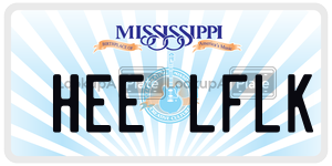 HEELFLK  license plate in MS
