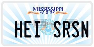HEISRSN  license plate in MS