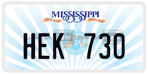 HEK730  license plate in MS