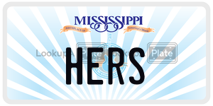 HERS  license plate in MS