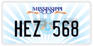 HEZ568  license plate in MS